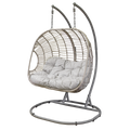 Double Swinging Egg Chair with Cushion DG61