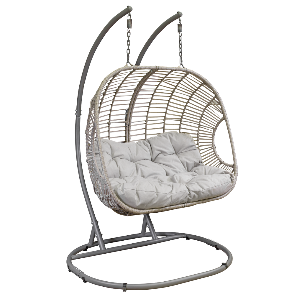 Double Swinging Egg Chair with Cushion DG61