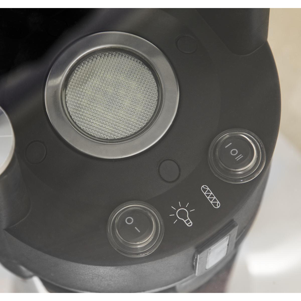 Bistro Table with 1200W Heater - Black/Stainless Steel DG62