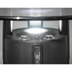 Bistro Table with 1200W Heater - Black/Stainless Steel DG62