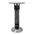 Bistro Table with 1600W Heater - Black/Stainless Steel DG63