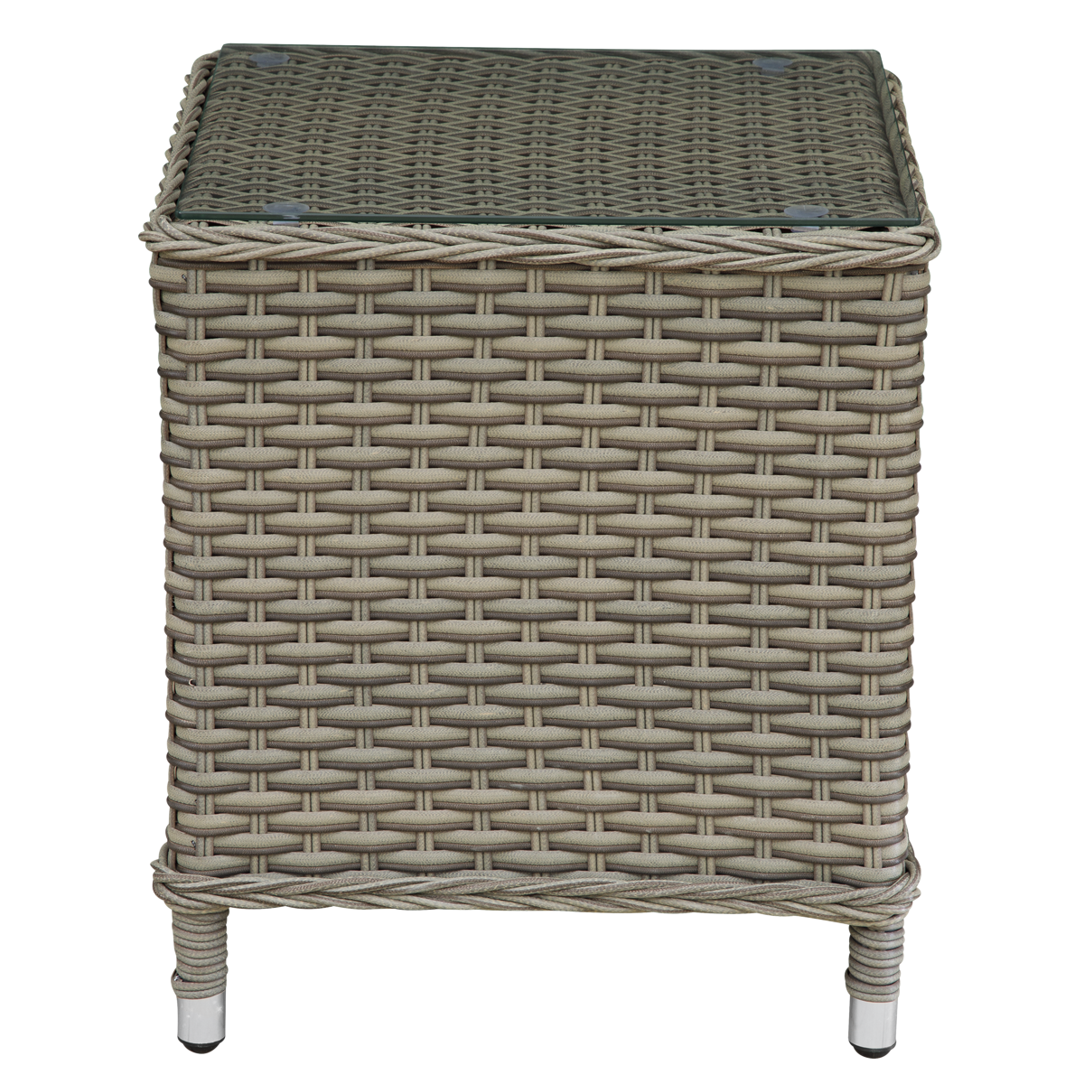 Chester Rattan Wicker Outdoor Recliner Loungers & Table Set 5pc DG68