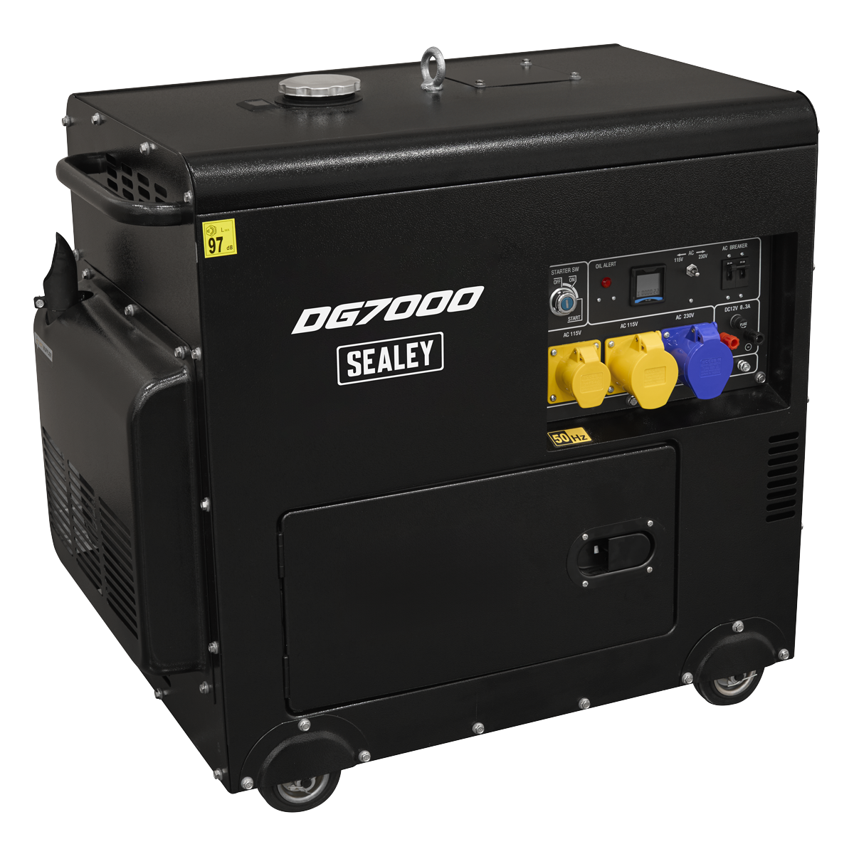 7000W Diesel Generator 4-Stroke Engine 110/230V DG7000