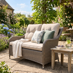 Chester Rattan Wicker Outdoor 2-Seater Sofa DG70