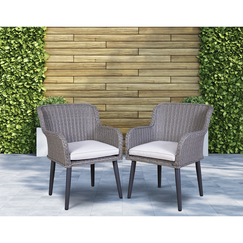 Buxton Rattan Wicker Outdoor Chairs Set 2pc DG76