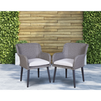 Buxton Rattan Wicker Outdoor Chairs Set 2pc DG76