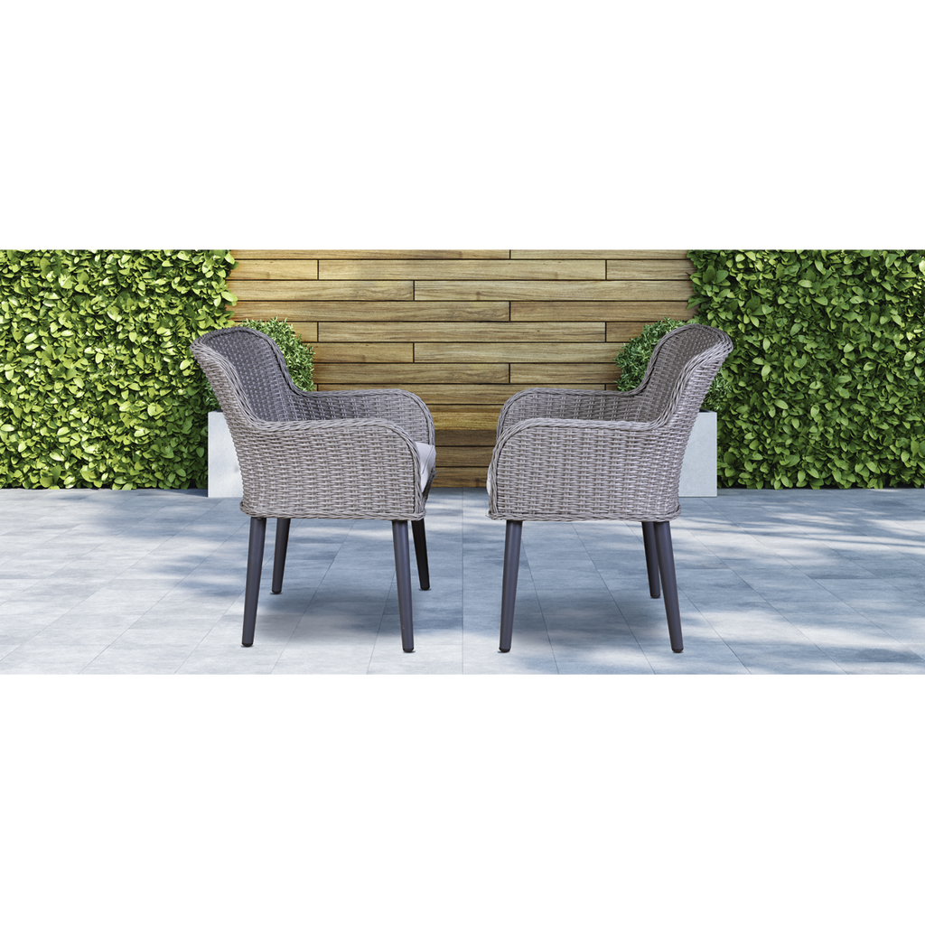 Buxton Rattan Wicker Outdoor Chairs Set 2pc DG76