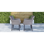 Buxton Rattan Wicker Outdoor Chairs Set 2pc DG76