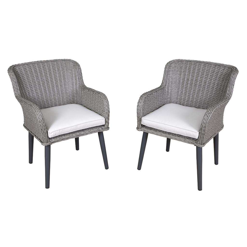 Buxton Rattan Wicker Outdoor Chairs Set 2pc DG76