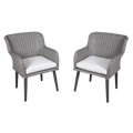 Buxton Rattan Wicker Outdoor Chairs Set 2pc DG76