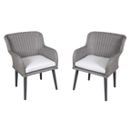 Buxton Rattan Wicker Outdoor Chairs Set 2pc DG76