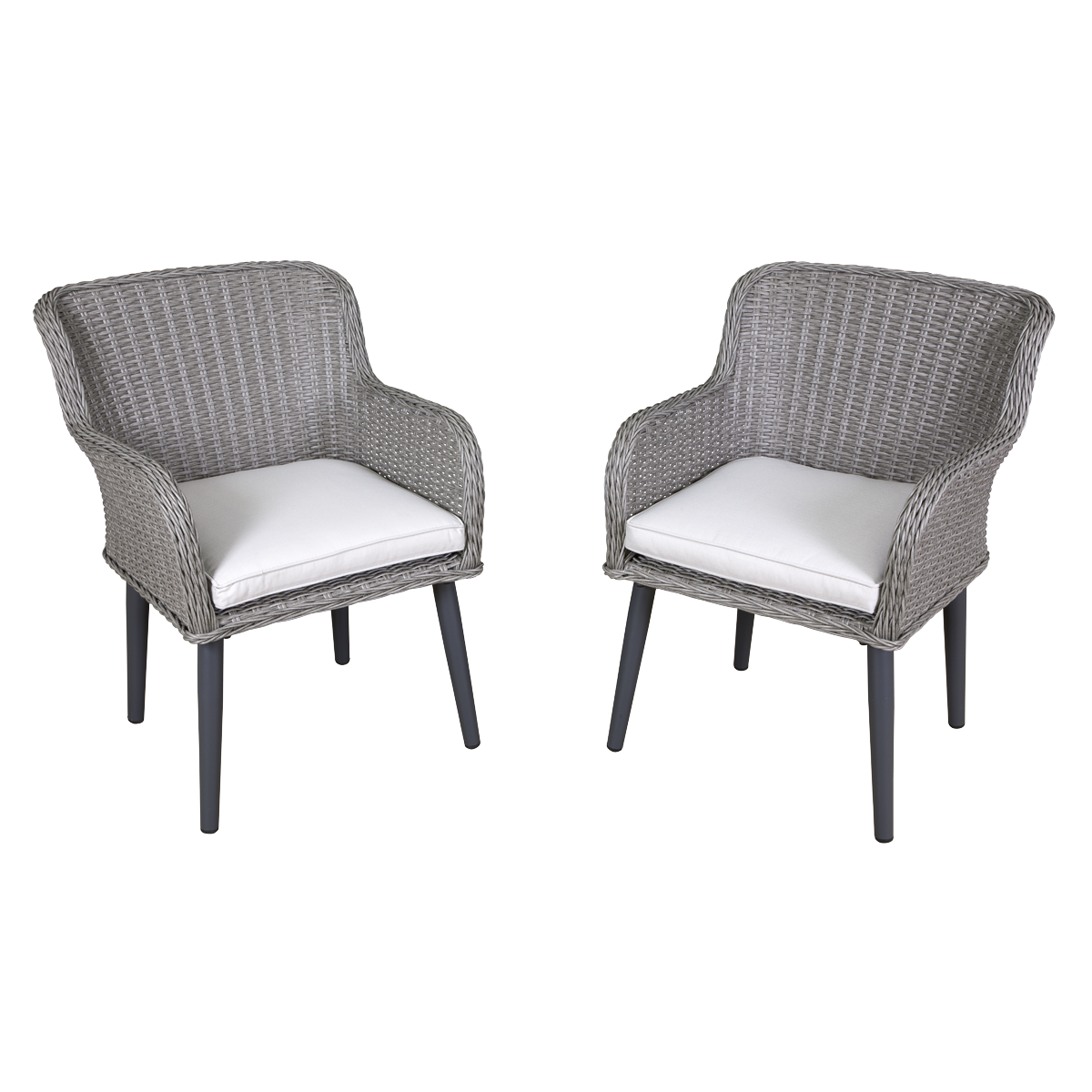Buxton Rattan Wicker Outdoor Chairs Set 2pc DG76