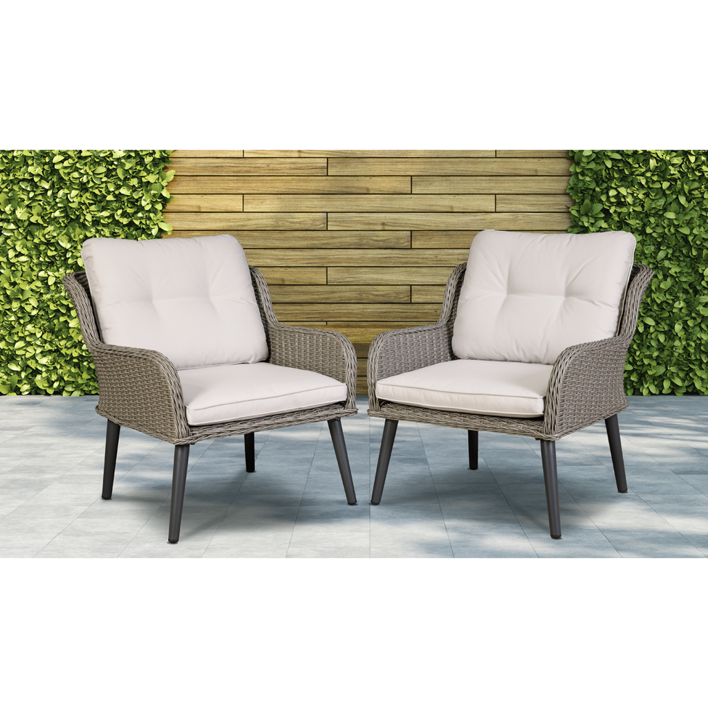 Buxton Rattan Wicker Outdoor Chair Set 2pc DG79