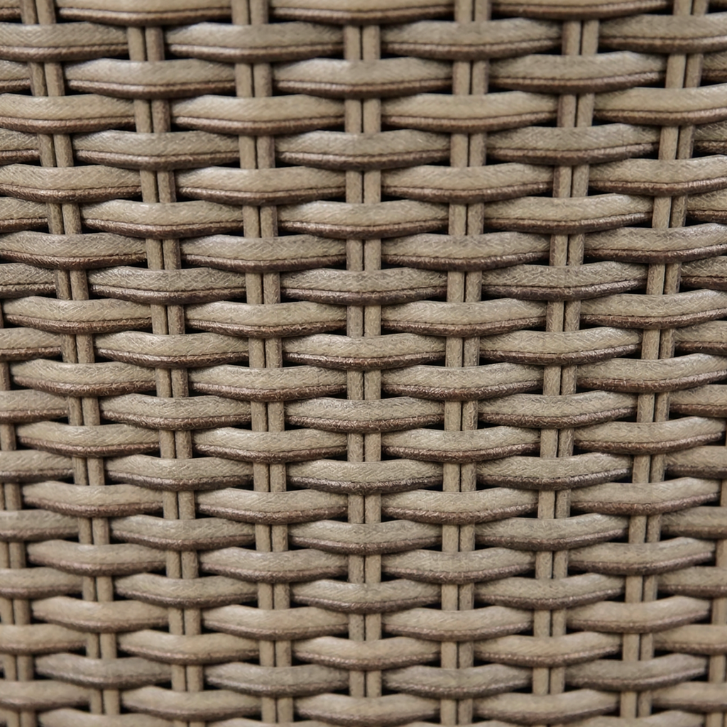 Chester Rattan Wicker Outdoor Dining Set with Tempered Glass Tabletop 3pc DG86