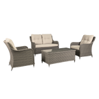 Chester Rattan Wicker Outdoor Lounge Set 4pc DG87