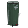 Collapsible PVC Garden Water Butt with Zipped Lid & Drain Tap 100L DG8