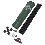 Collapsible PVC Garden Water Butt with Zipped Lid & Drain Tap 100L DG8