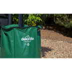 Collapsible PVC Garden Water Butt with Zipped Lid & Drain Tap 250L DG9