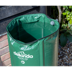 Collapsible PVC Garden Water Butt with Zipped Lid & Drain Tap 250L DG9