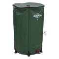 Collapsible PVC Garden Water Butt with Zipped Lid & Drain Tap 250L DG9