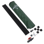 Collapsible PVC Garden Water Butt with Zipped Lid & Drain Tap 250L DG9