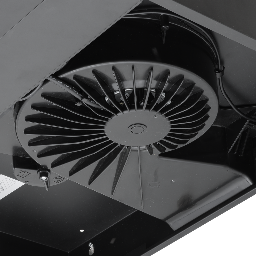 Visor Cooker Hood Extractor Fan 60cm - Black DH107