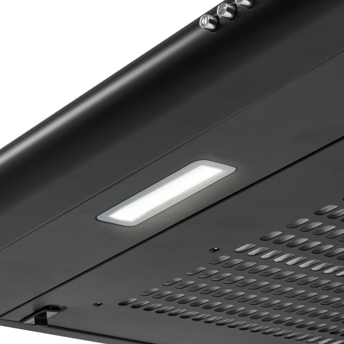 Visor Cooker Hood Extractor Fan 60cm - Black DH107