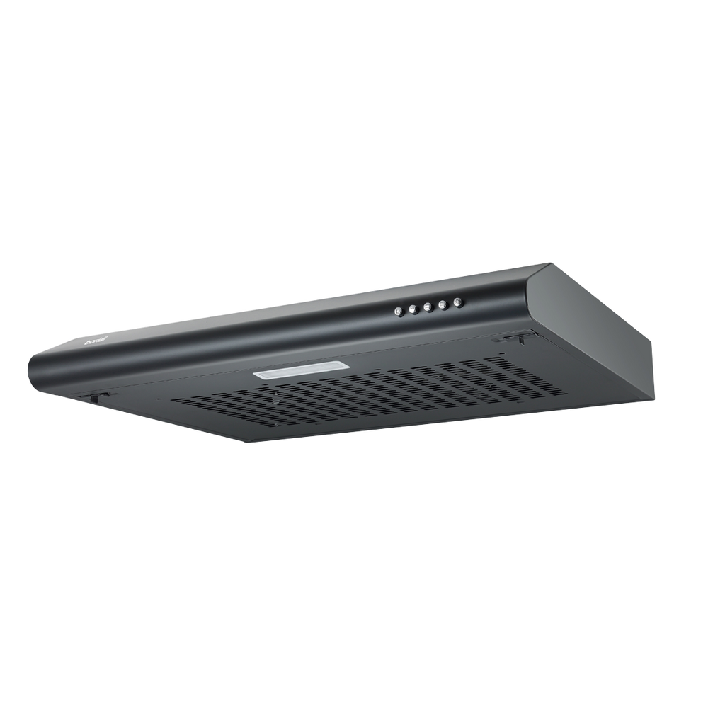 Visor Cooker Hood Extractor Fan 60cm - Black DH107