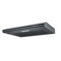 Visor Cooker Hood Extractor Fan 60cm - Black DH107