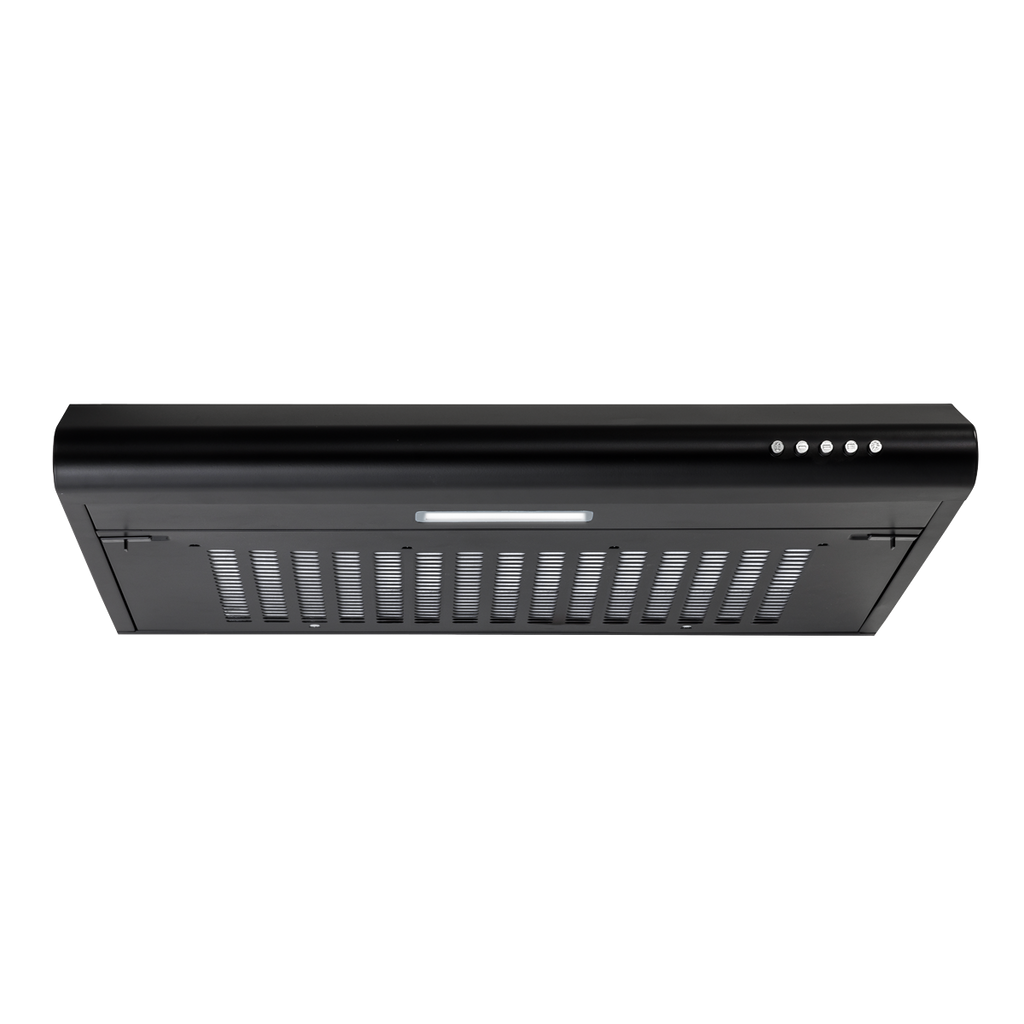 Visor Cooker Hood Extractor Fan 60cm - Black DH107