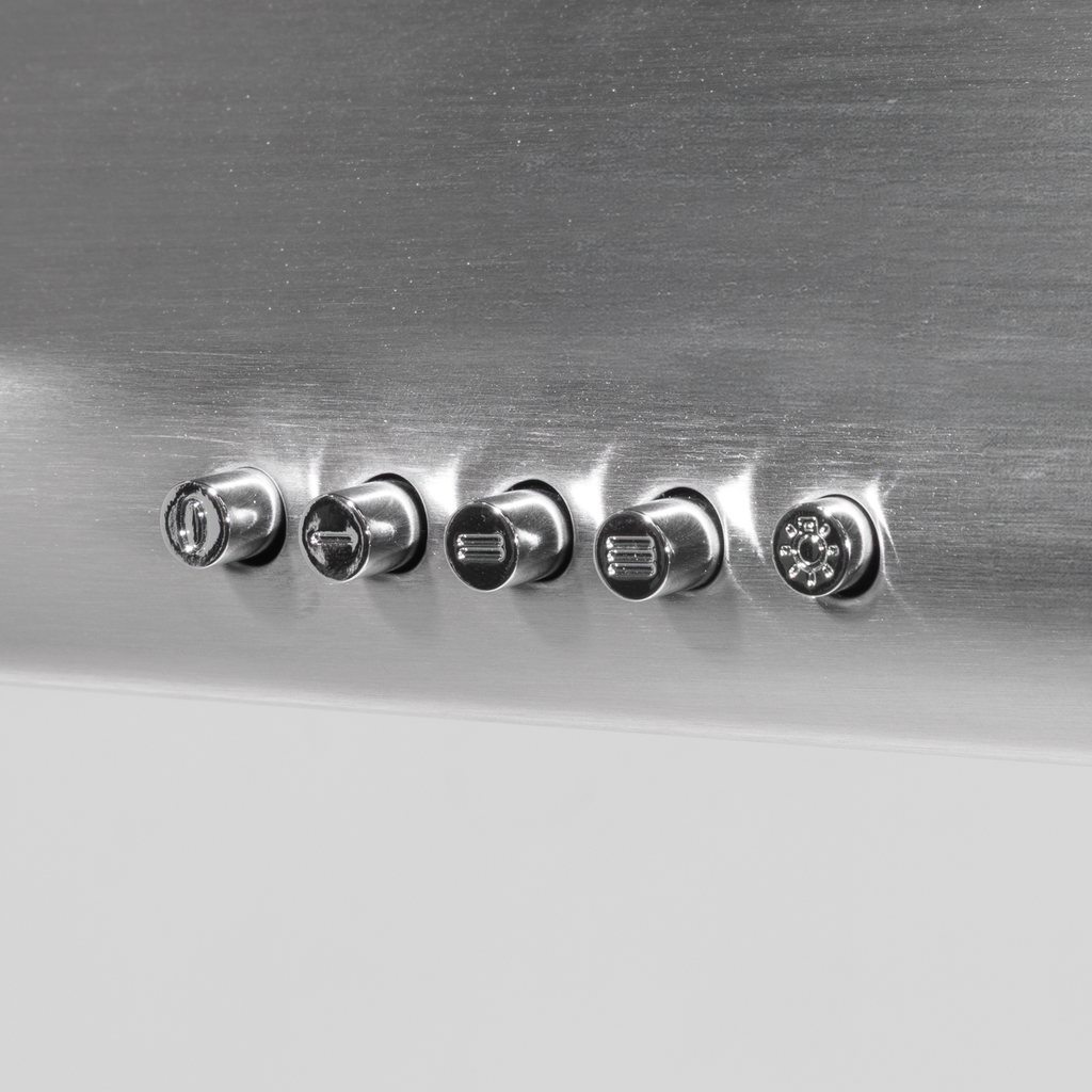 Baridi Visor Cooker Hood Extractor Fan 60cm - Stainless Steel DH108
