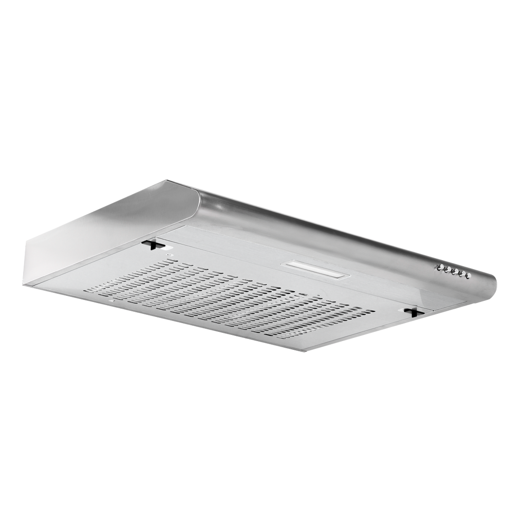 Baridi Visor Cooker Hood Extractor Fan 60cm - Stainless Steel DH108