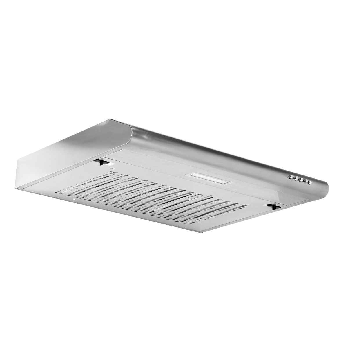 Baridi Visor Cooker Hood Extractor Fan 60cm - Stainless Steel DH108
