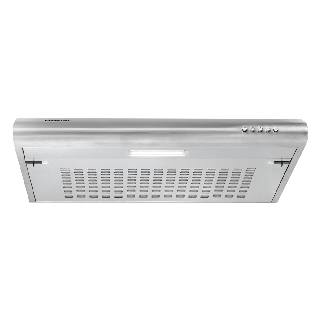 Baridi Visor Cooker Hood Extractor Fan 60cm - Stainless Steel DH108