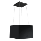 Square Island Cooker Hood 40cm - Black DH109