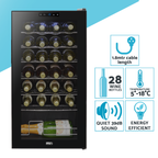 28 Bottle Tabletop Wine Fridge & Cooler DH10