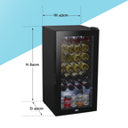 28 Bottle Tabletop Wine Fridge & Cooler DH10