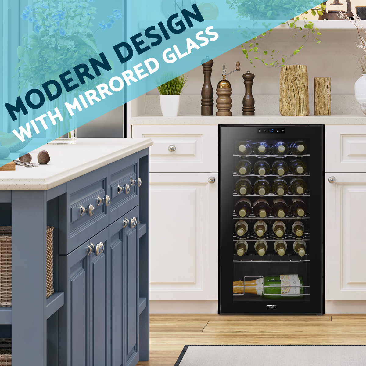 28 Bottle Tabletop Wine Fridge & Cooler DH10