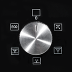 Baridi Built-In 5-Function Fan Assisted Oven with Timer 60cm, 55L Capacity - Black DH110