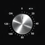 Baridi Built-In 5-Function Fan Assisted Oven with Timer 60cm, 55L Capacity - Black DH110