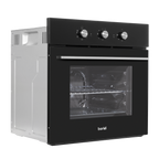 Baridi Built-In 5-Function Fan Assisted Oven with Timer 60cm, 55L Capacity - Black DH110