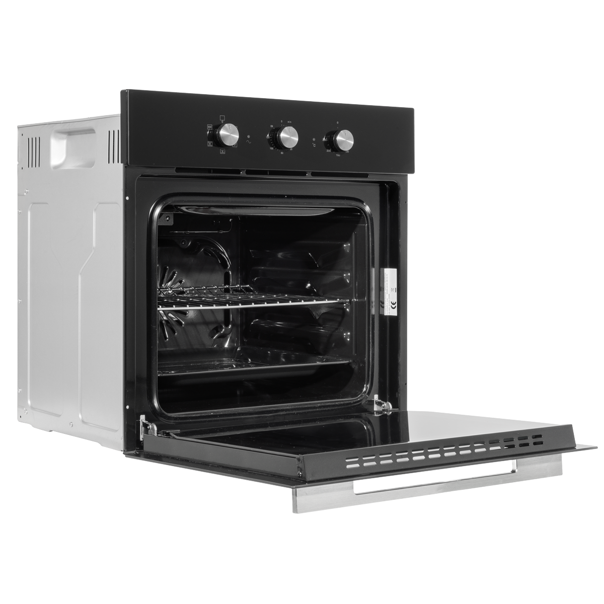 Baridi Built-In 5-Function Fan Assisted Oven with Timer 60cm, 55L Capacity - Black DH110