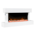 Wall Mounting Electric Fireplace with LED Flame Effect 46" - White DH113