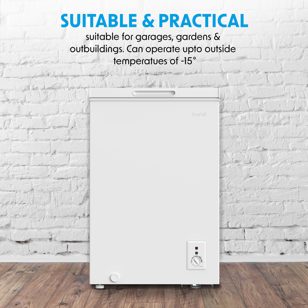 Freestanding Chest Freezer 99L Capacity - White DH116