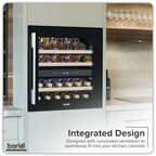 36 Bottle Wine Fridge & Cooler 60cm DH117