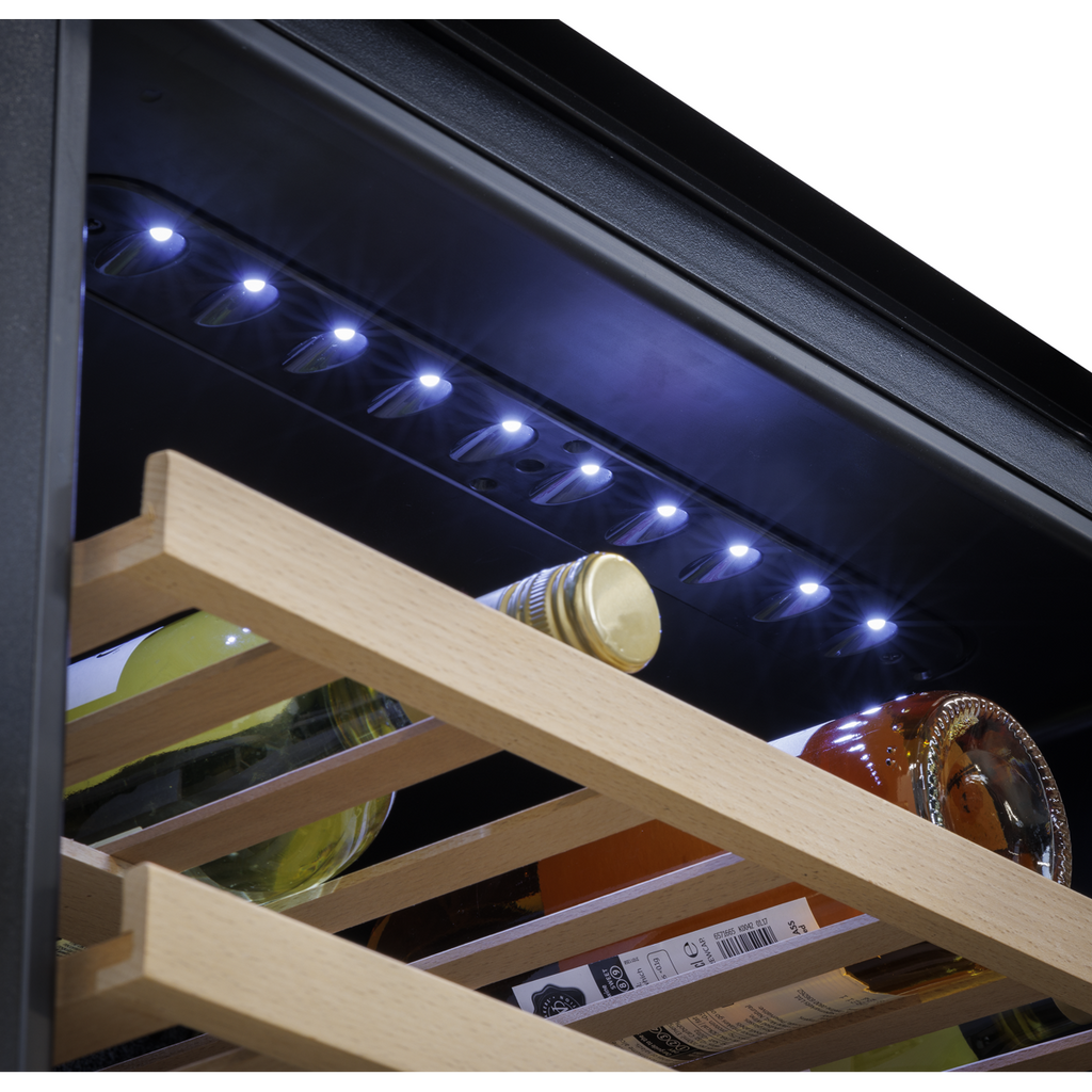 57 Bottle Dual Zone Built-In Wine Fridge & Cooler 60cm DH118