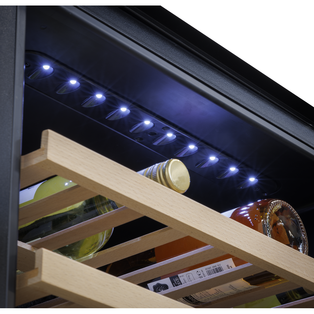 57 Bottle Dual Zone Built-In Wine Fridge & Cooler 60cm DH118