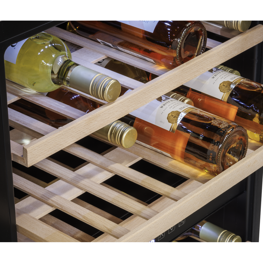 57 Bottle Dual Zone Built-In Wine Fridge & Cooler 60cm DH118