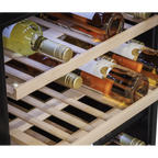 57 Bottle Dual Zone Built-In Wine Fridge & Cooler 60cm DH118