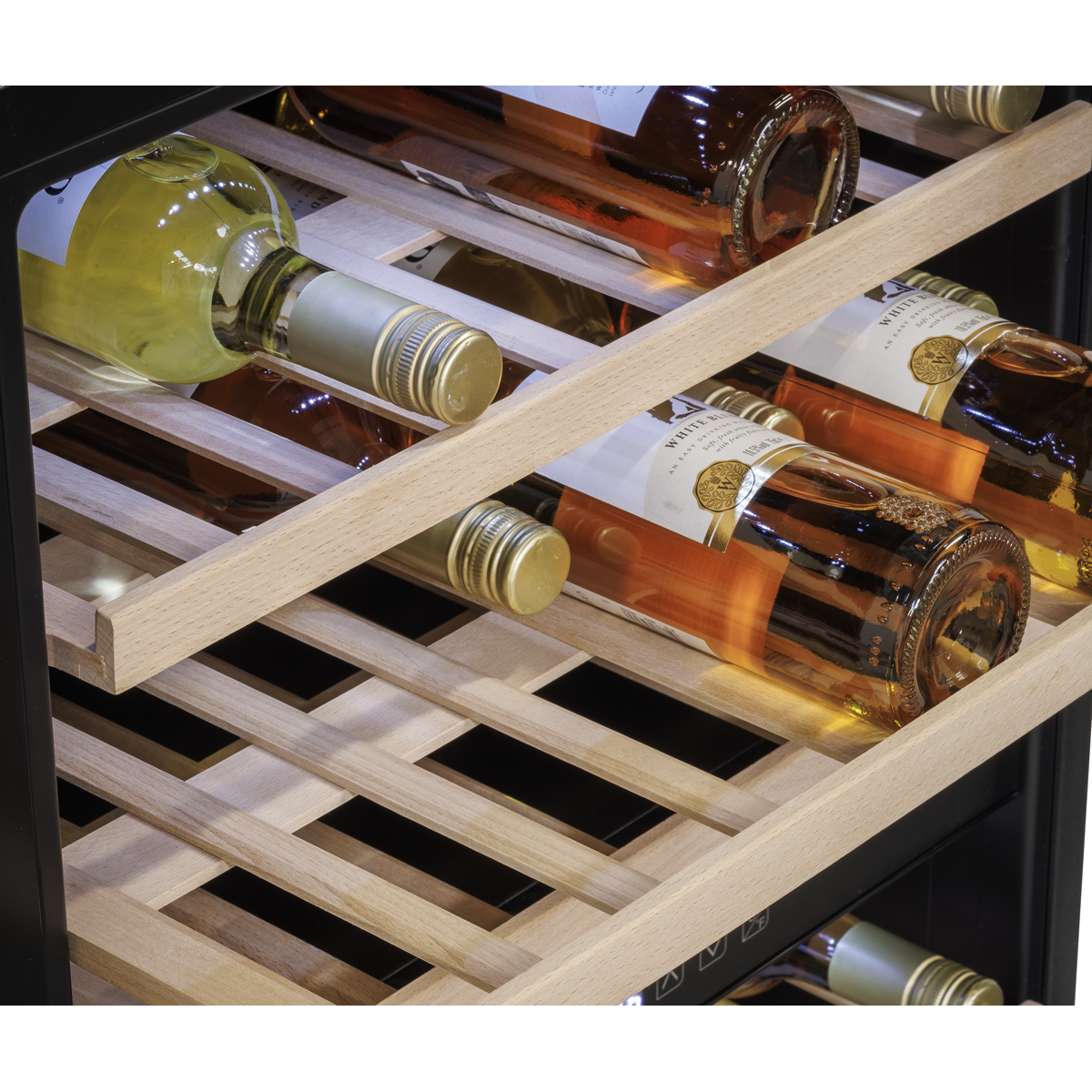 57 Bottle Dual Zone Built-In Wine Fridge & Cooler 60cm DH118